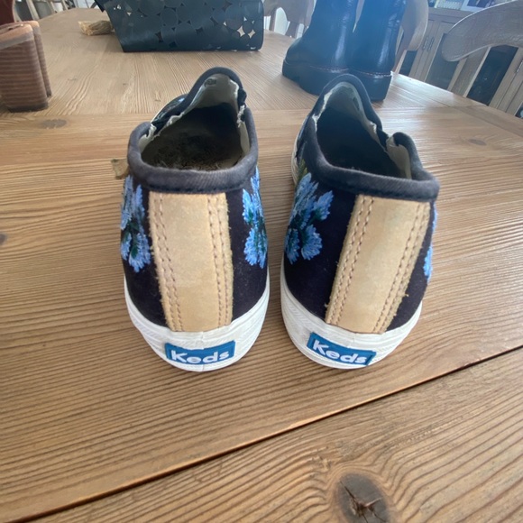 Rifle & paper keds Embroidered Black Slip-On Shoes size 7.5 - Picture 6 of 6